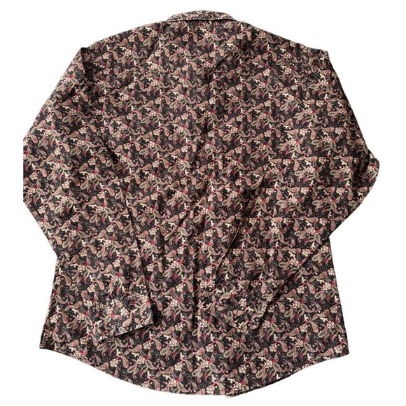 twenty x mens paisley button up shirt size xl |‎ c2 - Picture 2 of 6